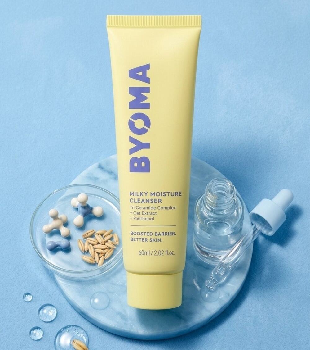 Byoma Milky Moisture Cleanser Tri-Ceramide Complex 60mL - NEW